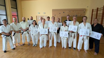 Herzliche Glückwünsche an die Kobudo-Prüflinge