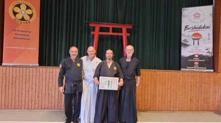 Anerkennung Yondan im Dai Nippon Butoku Kai